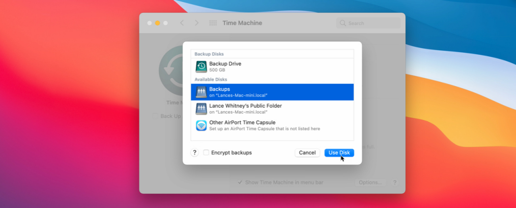 selectively backup with my passport for mac